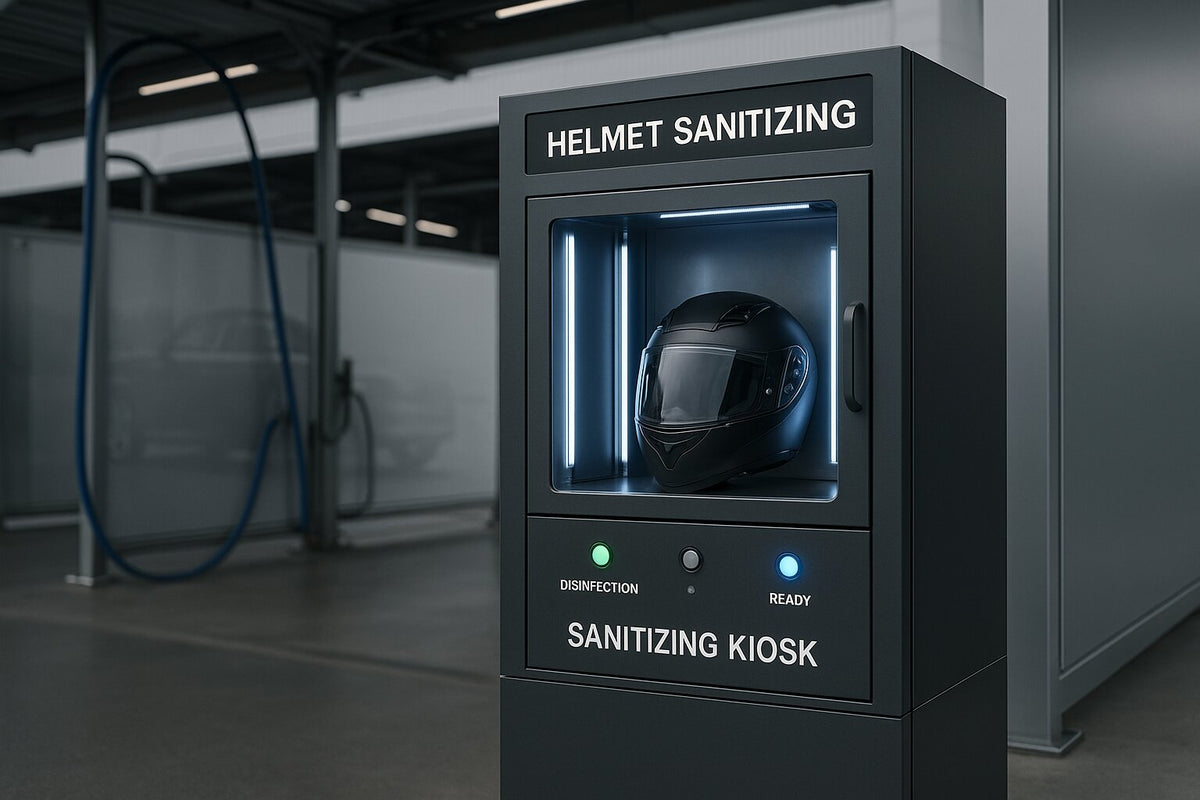 Désinfectant Casque Moto | Borne Station Lavage