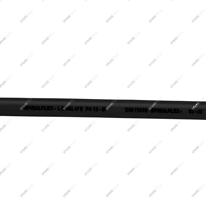 Tuyau polyamide noir 10x8 (couronne de 100m) pour station de lavage auto et équipement professionnel, idéal pour lavage auto professionnel.