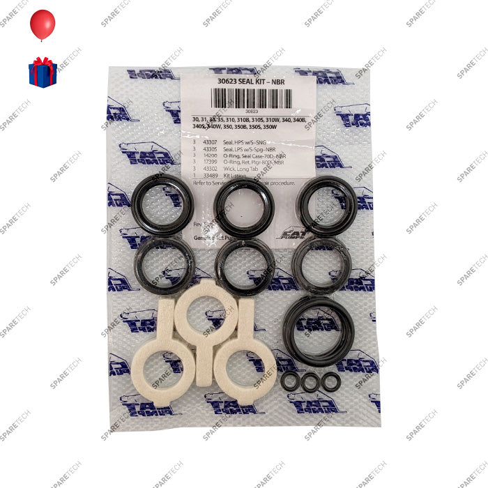 Kit joints CAT 310/40/50, pièces détachées pour station de lavage auto, équipement professionnel, lavage auto professionnel.