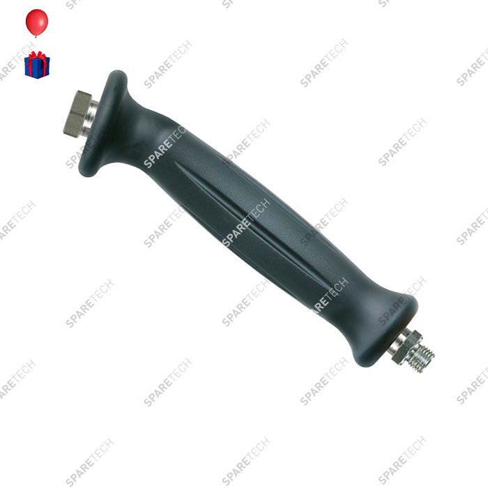 Poignée de lance noire MF1⁄4” pour station de lavage auto, équipement professionnel, pièces détachées pour lavage auto professionnel.
