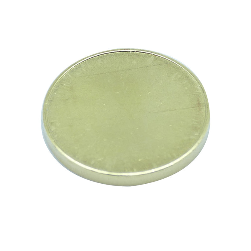 Jetons en laiton troués 22.5x1.8mm, trou 6mm (Lot de 100)