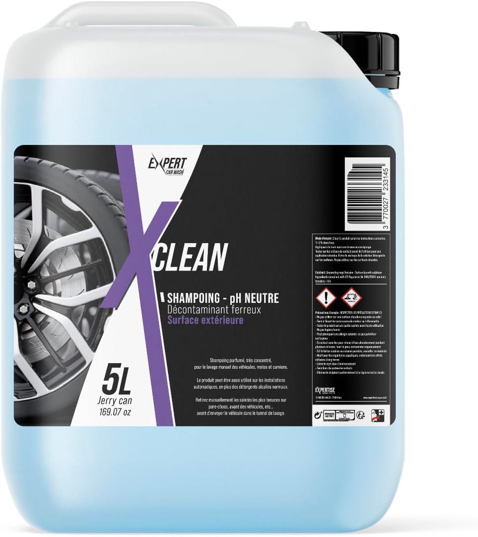 X Clean Shampoing pH neutre 5L - carton de 12