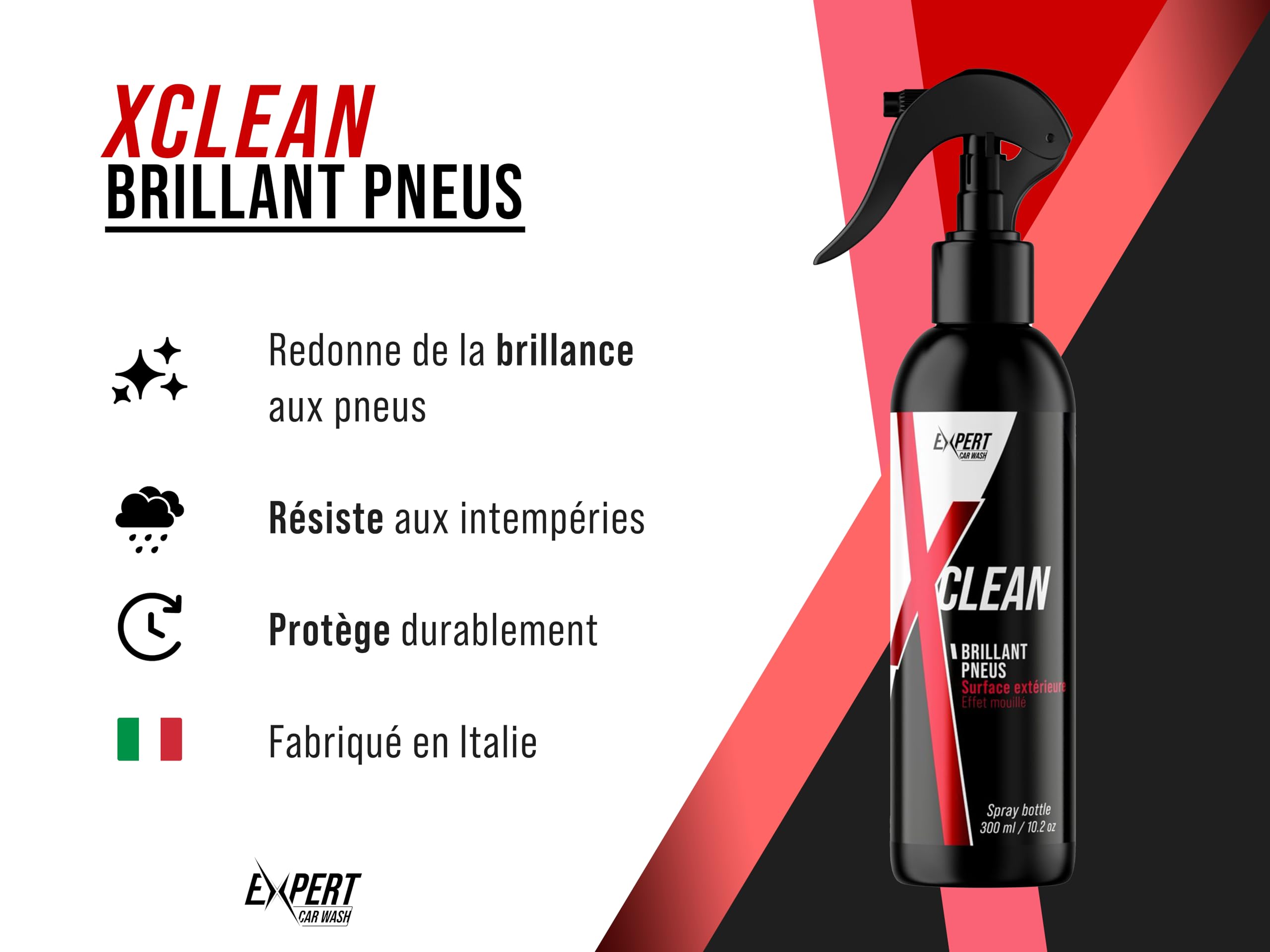 X Clean Brillant pneus 300 ml - carton de 12