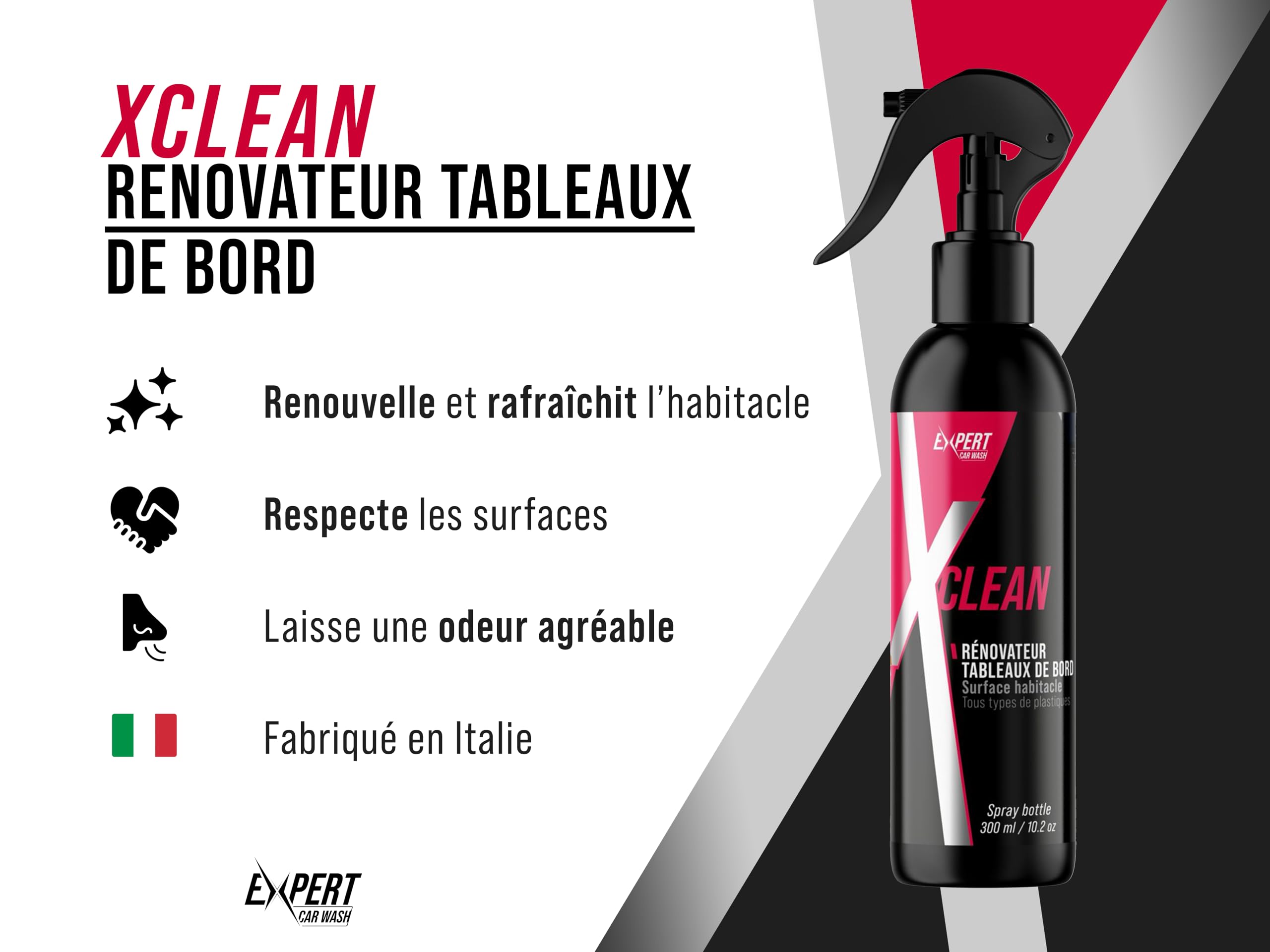 X Clean Rénovateur plastiques 300 ml - carton de 12