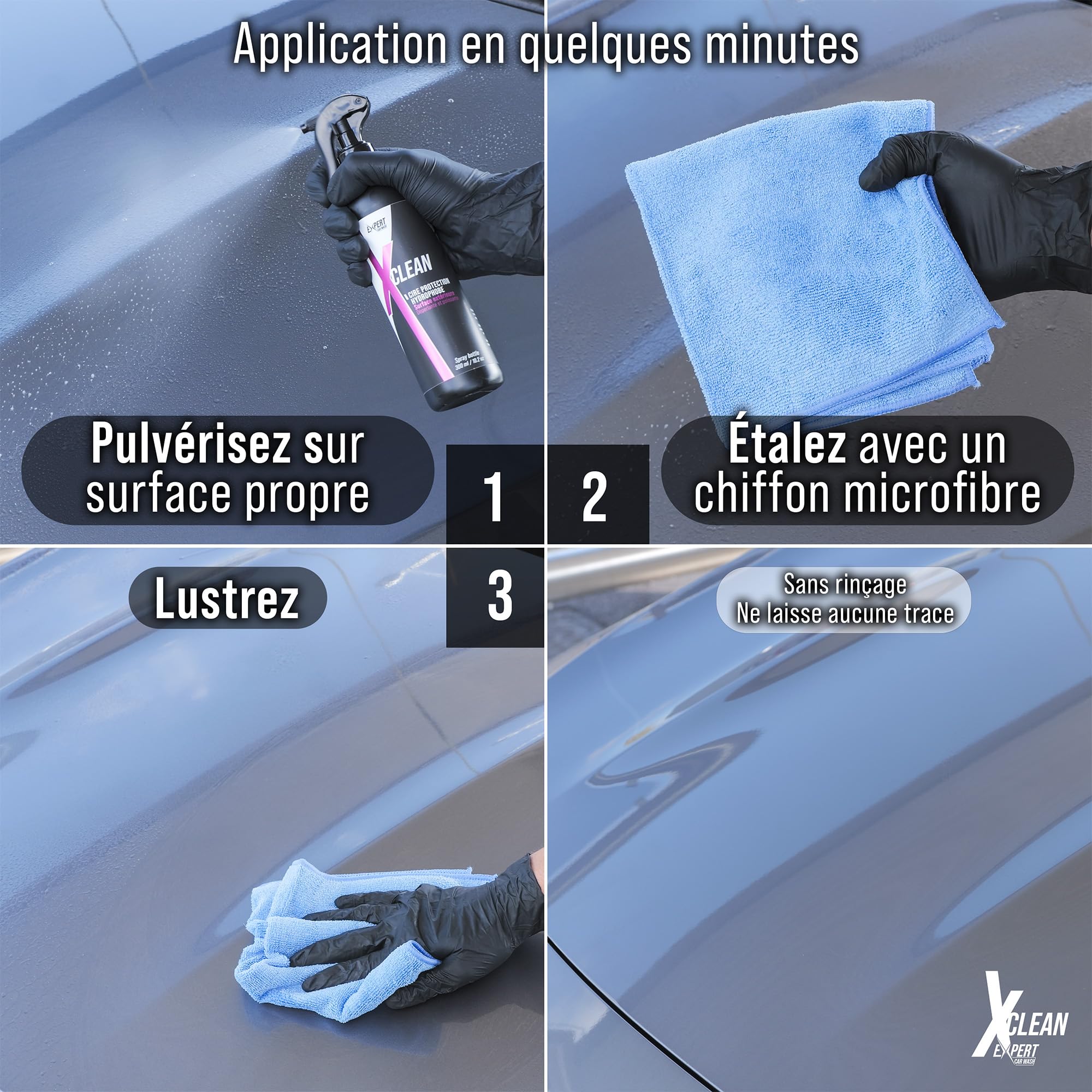 X Clean Cire protection carrosserie 300 ml - carton de 12