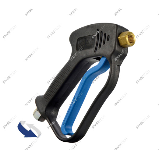 Pistolet à fuite AURA 25L/min avec raccord tournant inox pour station de lavage auto professionnel, équipement et pièces détachées.