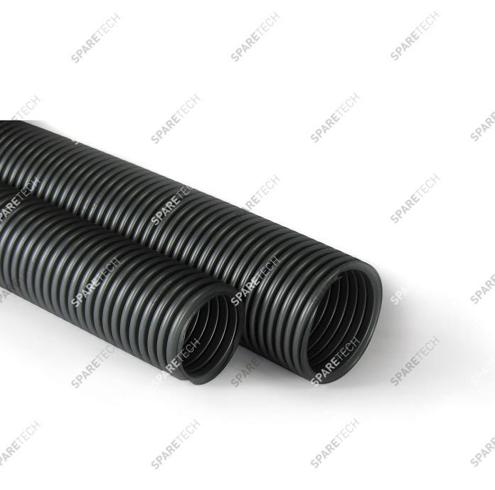 Tuyau aspi antistatique noir au mètre 38 mm (couronne de 30 m) pour station de lavage auto, équipement professionnel, pièces détachées.