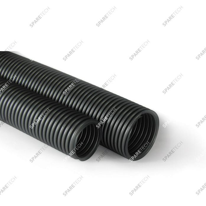 Tuyau aspi antistatique noir au mètre 38 mm (couronne de 30 m) pour station de lavage auto, équipement professionnel, pièces détachées.