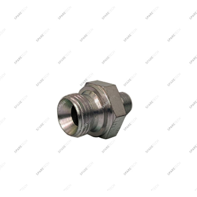 Réduction acier BSP M1/2" M1/4" pour station de lavage auto, équipement professionnel, pièces détachées pour lavage auto professionnel.