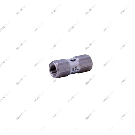 Clapet anti-retour HP inox FF1/4" (VITON), P.A., station de lavage auto, équipement professionnel, pièces détachées pour lavage auto