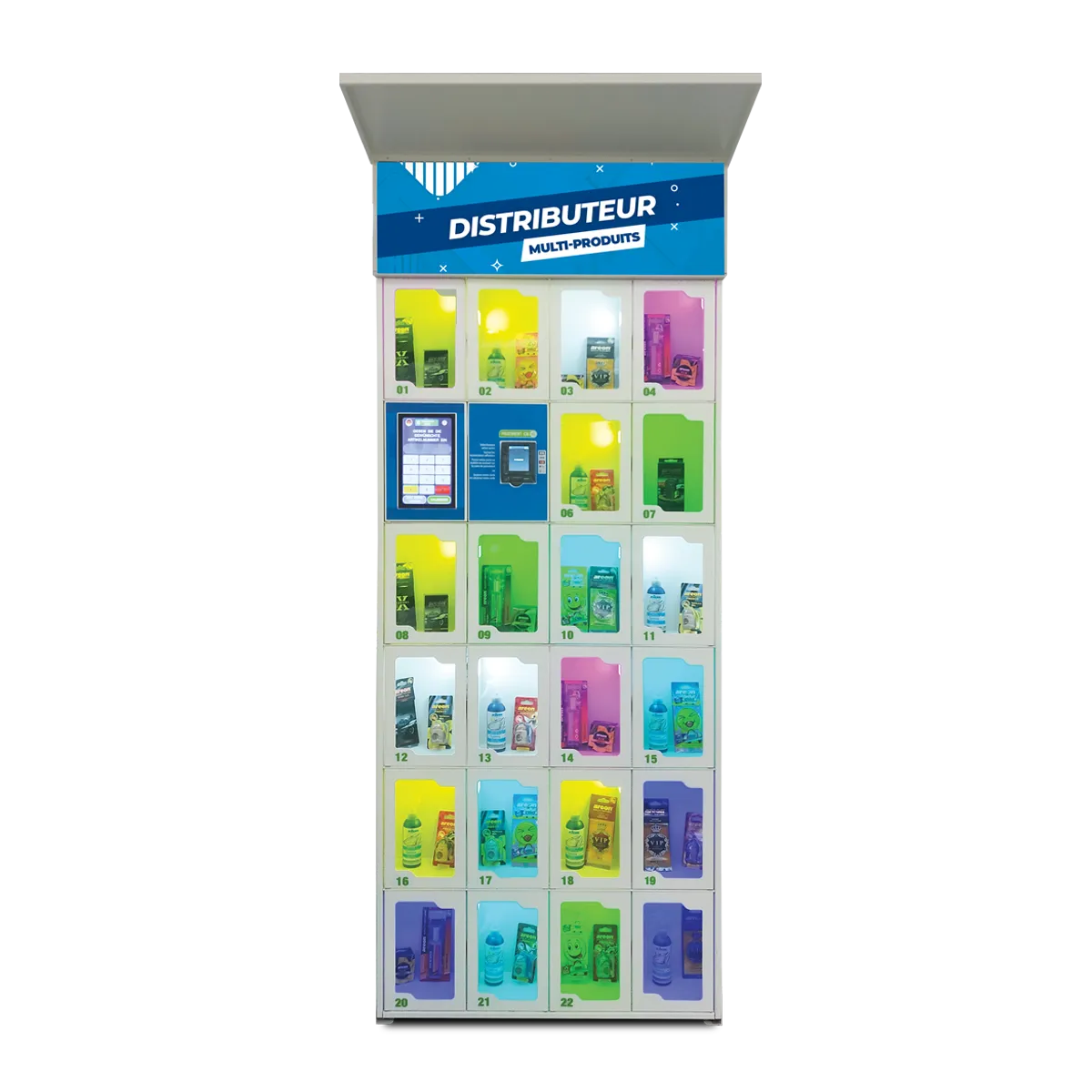 Distributeur Automatique à Casiers - CK Locker SR CK Square | Station Lavage Auto