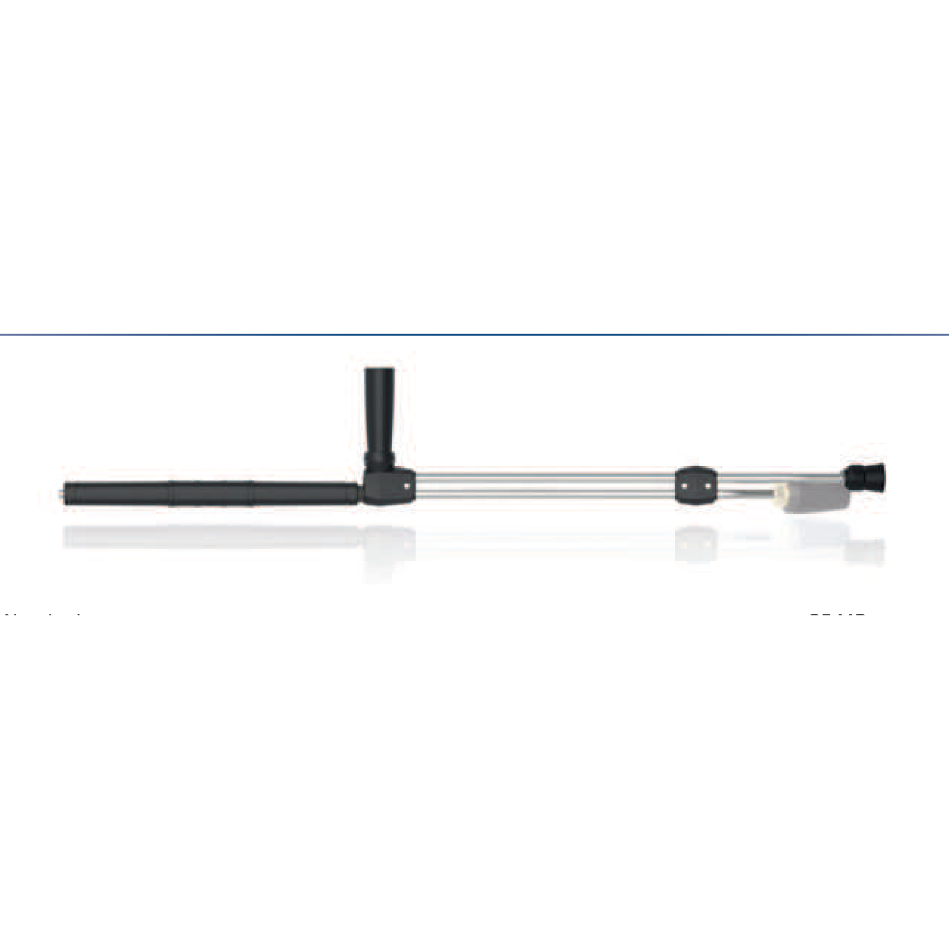 DLE28 lance double horizontale EX SQR avec joint en acier inoxydable pour buses rotatives