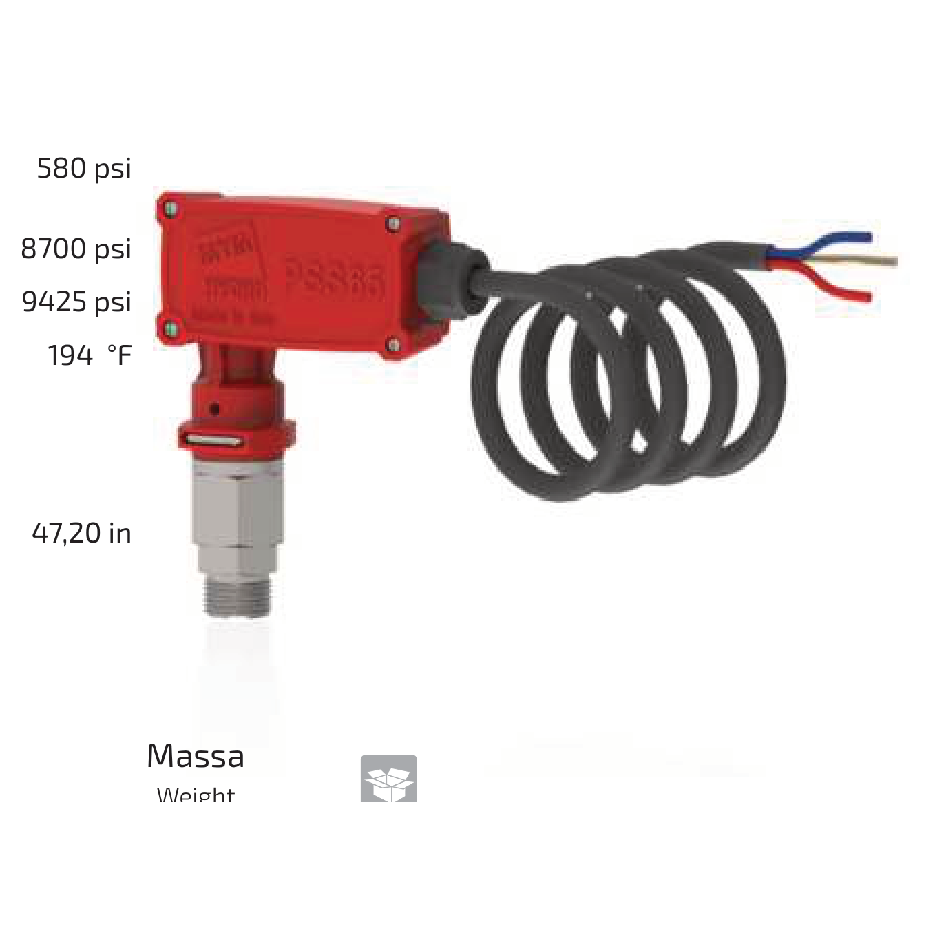 Pressostat PSS65 à 3 fils