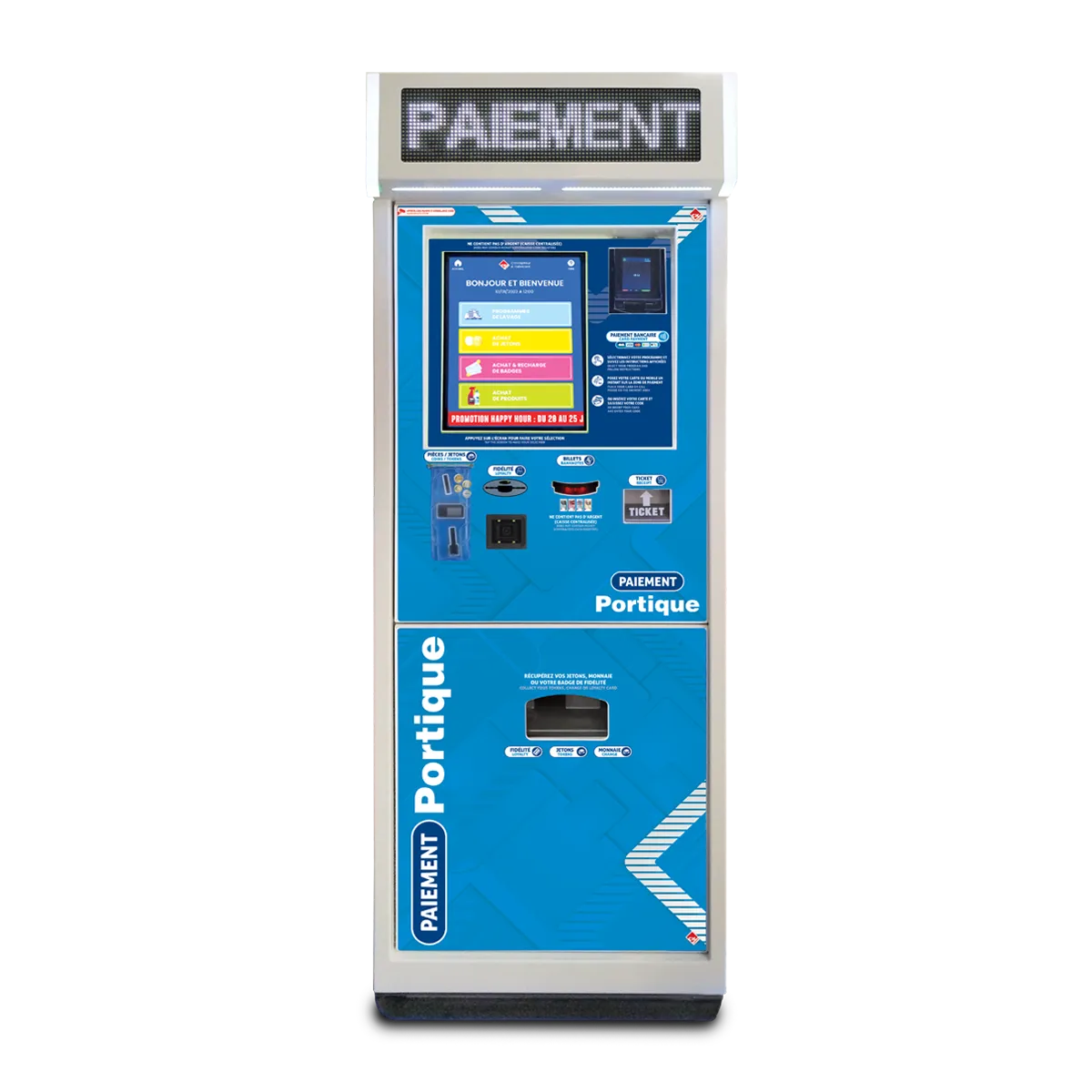 Borne de Paiement Portique Startbox Touch Plus | Station Lavage Auto