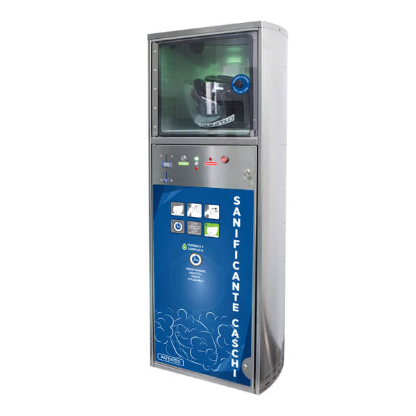 Machine désinfectante casques acier inox 304 pour stations lavage auto