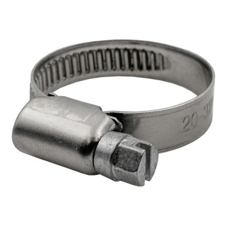 Collier de serrage inox 20–32 mm – vis sans fin