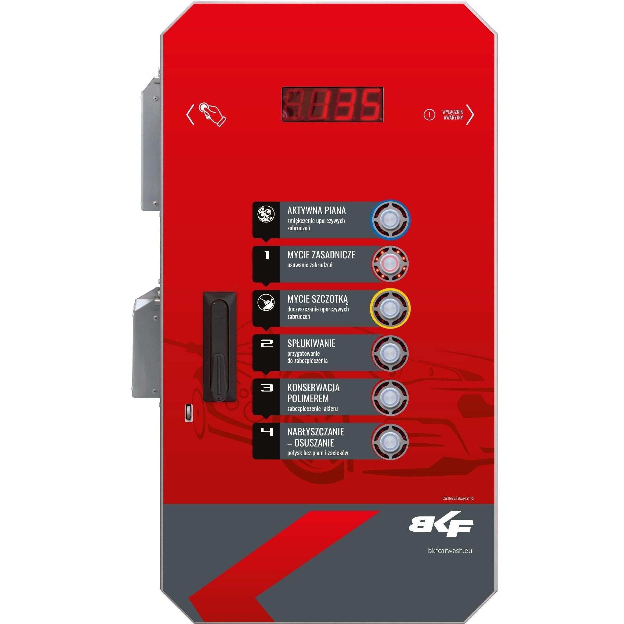 Panneau de commande v2 Smart Plus BKF – Pupitre tactile 12 pouces pour lavage auto BKF CarWash | Station Lavage Auto