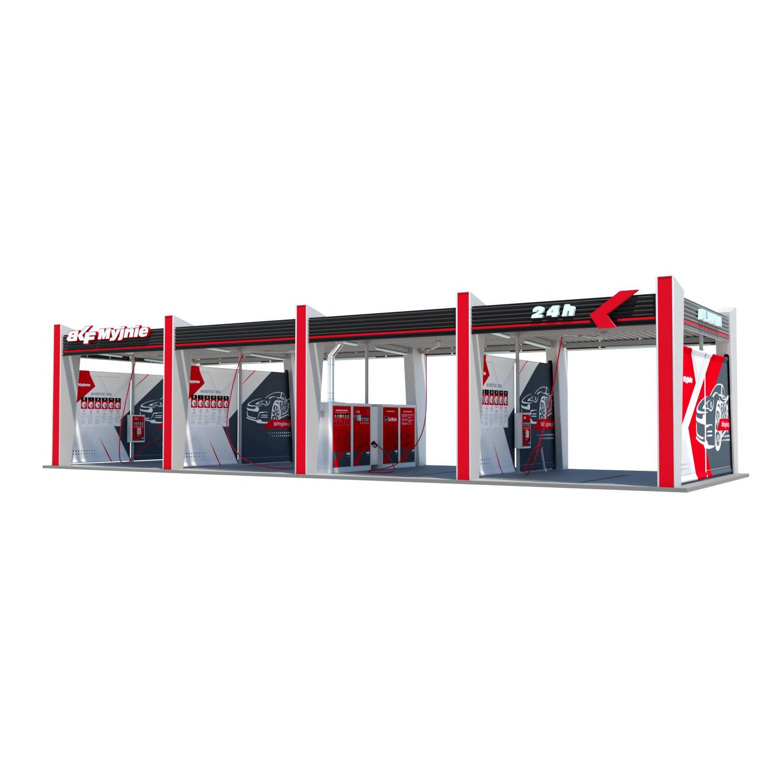 Station de lavage modulaire BKF – Jusqu'à 4 pistes par module - BKF CarWash