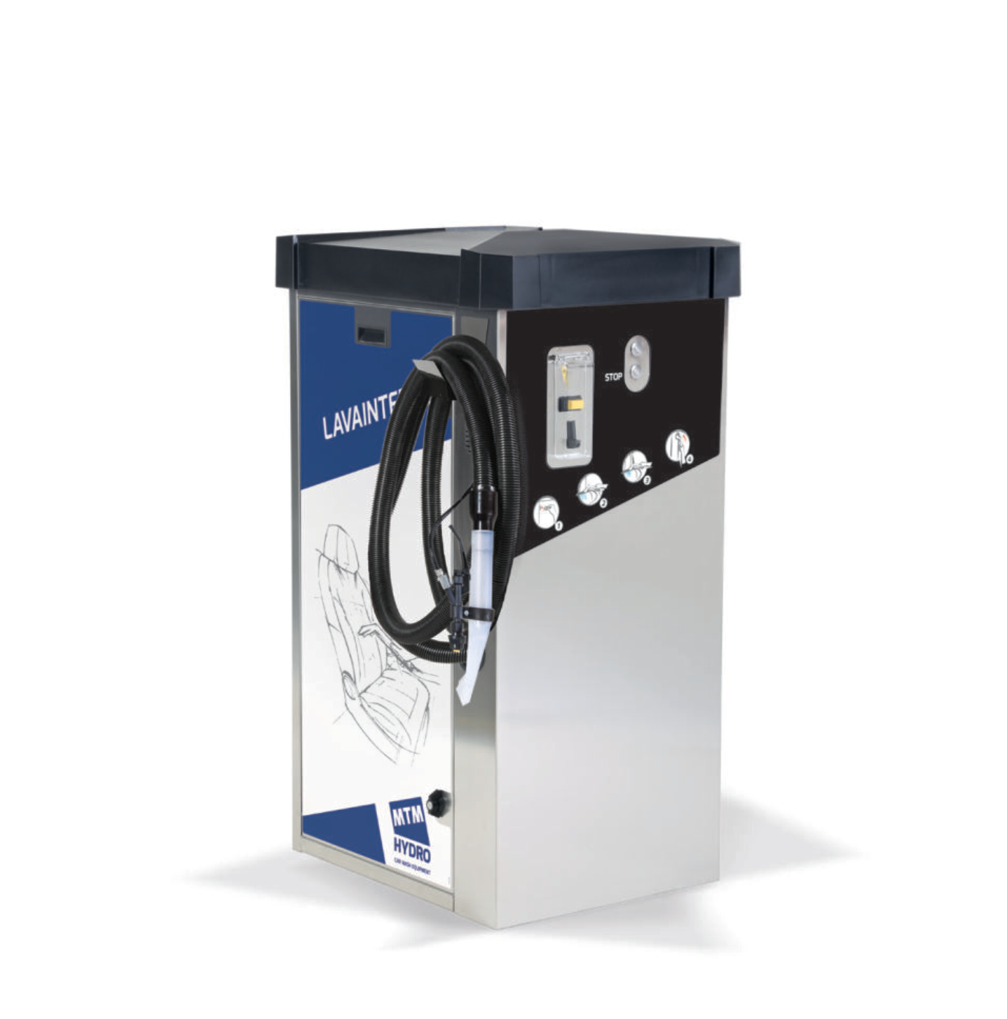 Tête d'aspirateur avec bac MTM Hydro pour lavage sièges