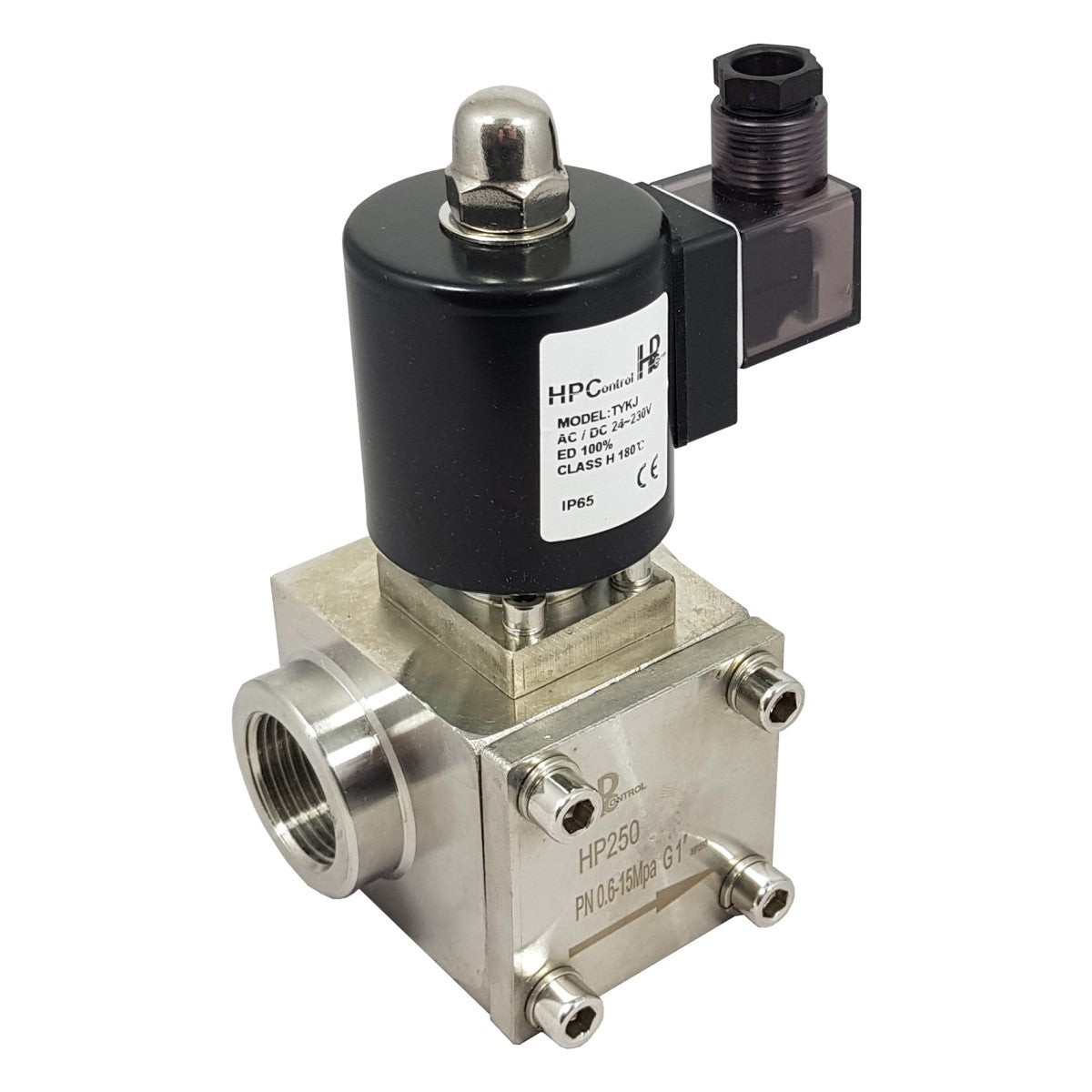 Electrovanne Haute Pression HP250 150bar pour Stations de Lavage Auto - SKU: HP250 - Expertise Lavag