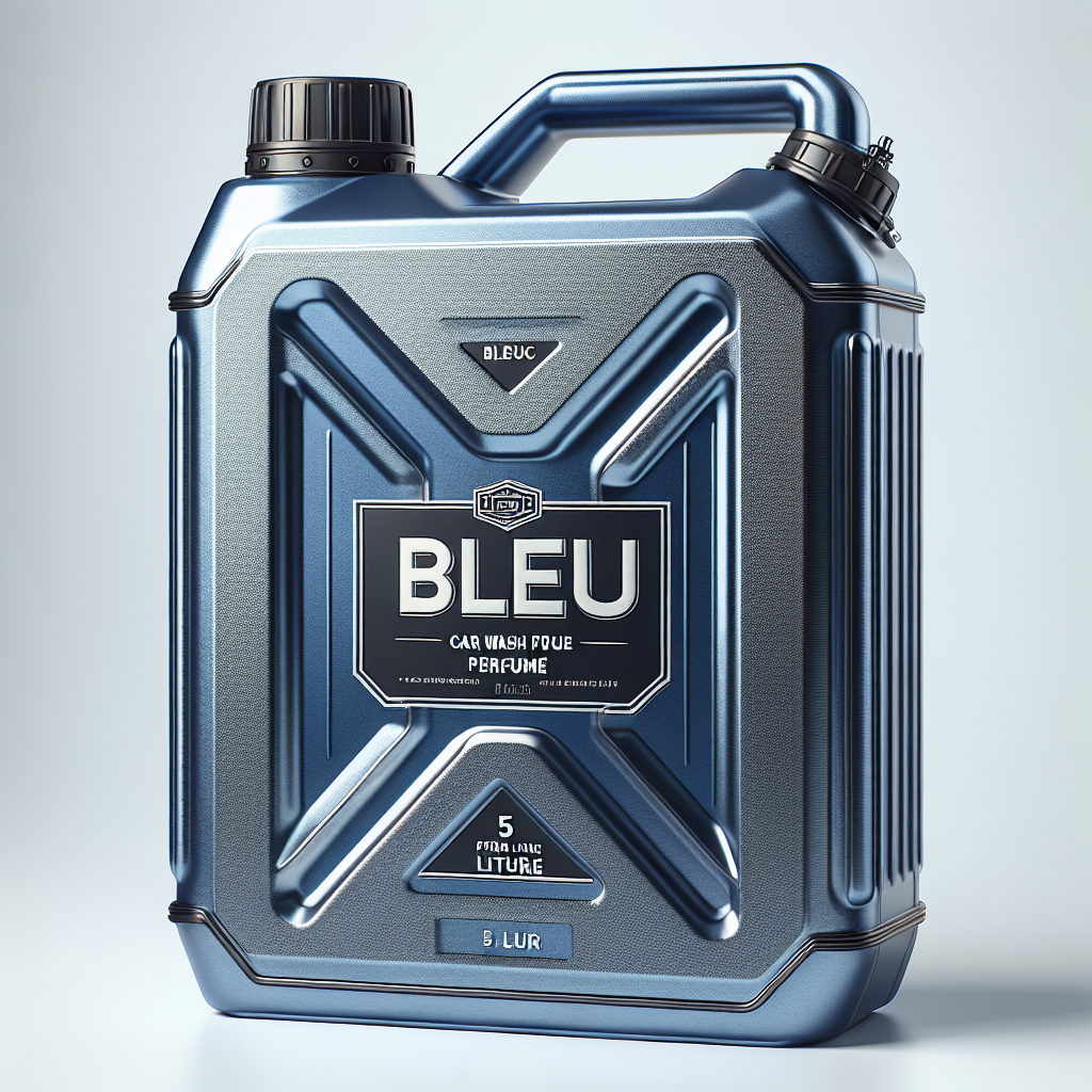 Parfum lavage auto BLEU concentré bidon professionnel