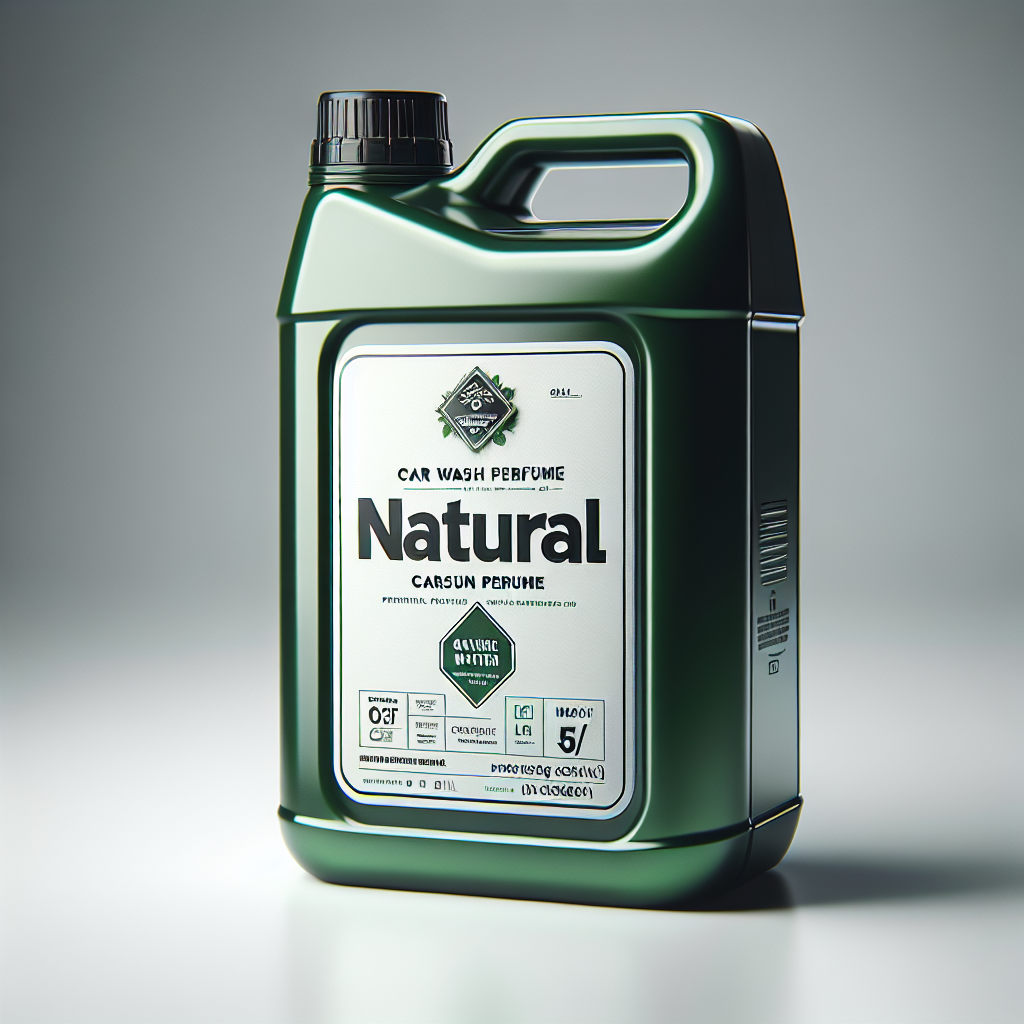 Parfum lavage auto NATURAL concentré bidon professionnel