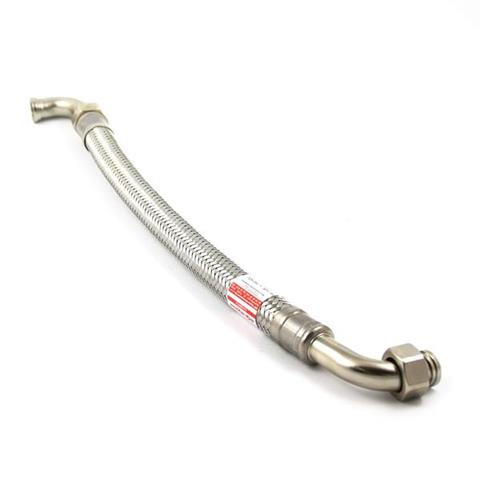 Tuyau tressé en acier 50cm 2x 3/4 GW avec coudes à 90 degrés. - station de lavage auto