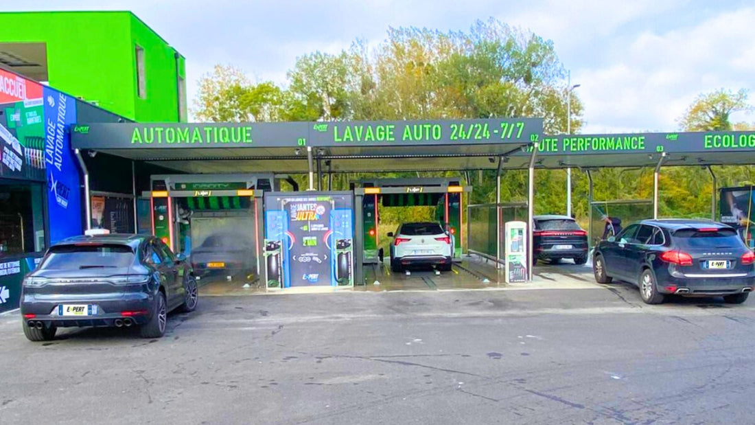 Station de lavage auto moderne pour bien démarrer l’année : optimiser sa station de lavage auto dès janvier avec performance.