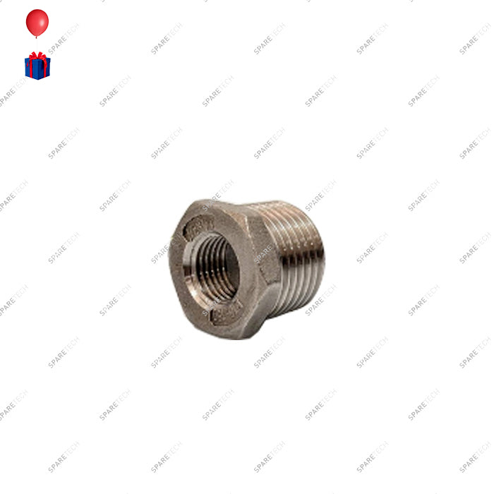 Raccord inox pour lance jante M1/2" F1/4" pour station de lavage auto, équipement professionnel, pièces détachées, lavage auto professionnel