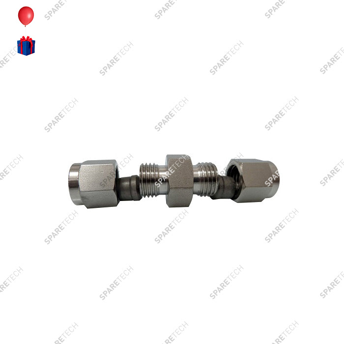 Raccord olive inox double DN8mm