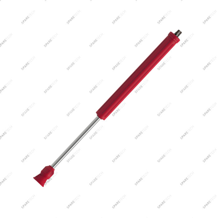 Lance inox droite rouge MTM 700mm, MF1/4" pour station de lavage auto, équipement professionnel et pièces détachées pour lavage auto professionnel