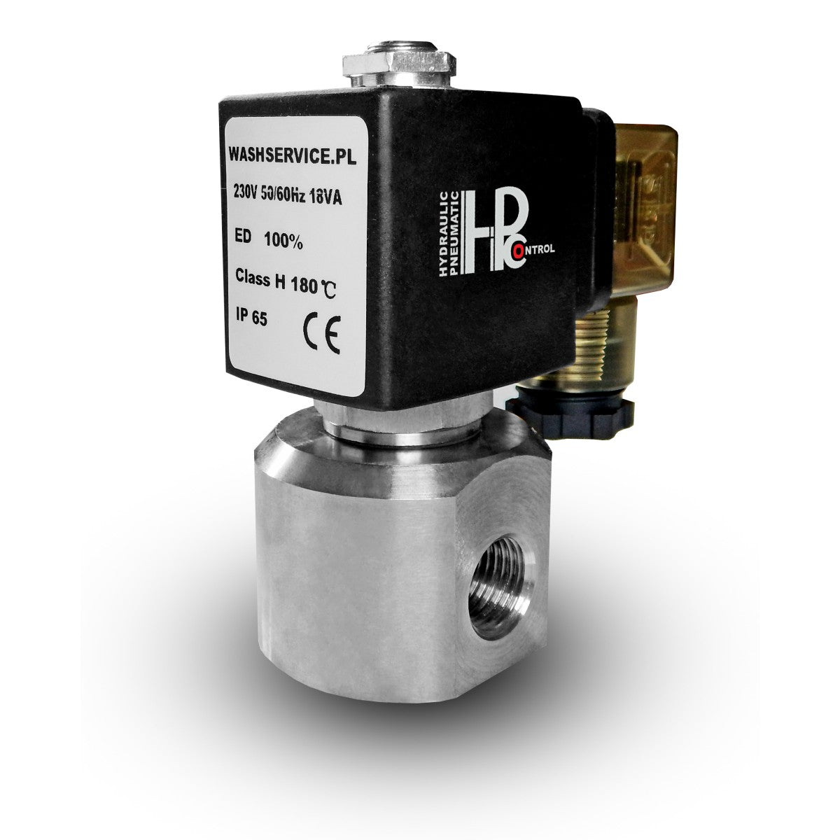 Electrovanne Haute Pression HP20 1/4 Pouce 230V 12V 24V pour Lavage Auto - SKU: HP20 - Expertise Lav