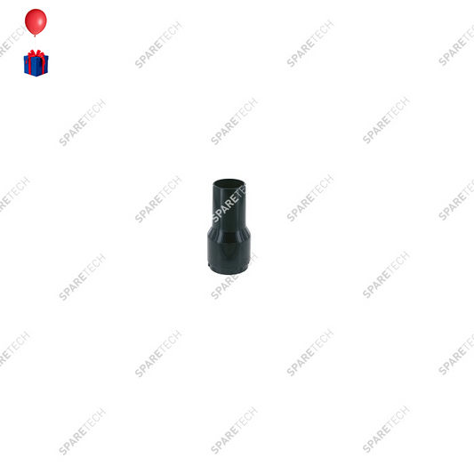 Raccord tournant noir pour tuyau/suceur 38mm
