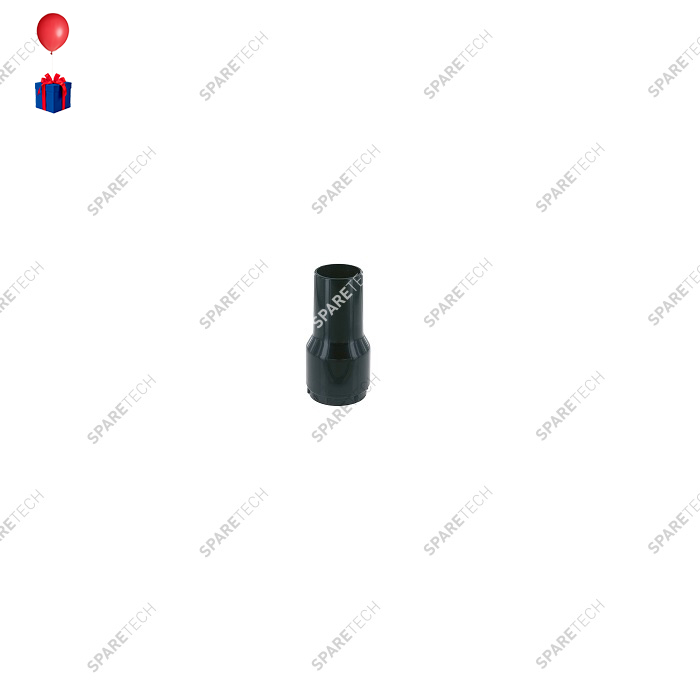 Raccord tournant noir pour tuyau/suceur 38mm, équipement professionnel pour station de lavage auto, pièces détachées.