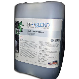 Prélavage pH élevé 5 gallons - Efficacité professionnelle