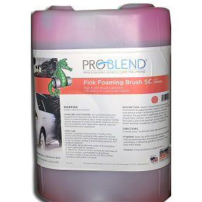 Mousse brosse rose concentrée 5 gallons - Lavage efficace | Station Lavage Auto