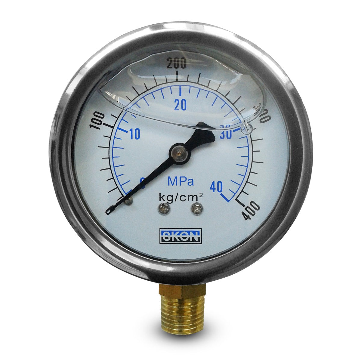 Manomètre à Glycérine 400 Bar pour Station de Lavage Auto - Max 65 Car