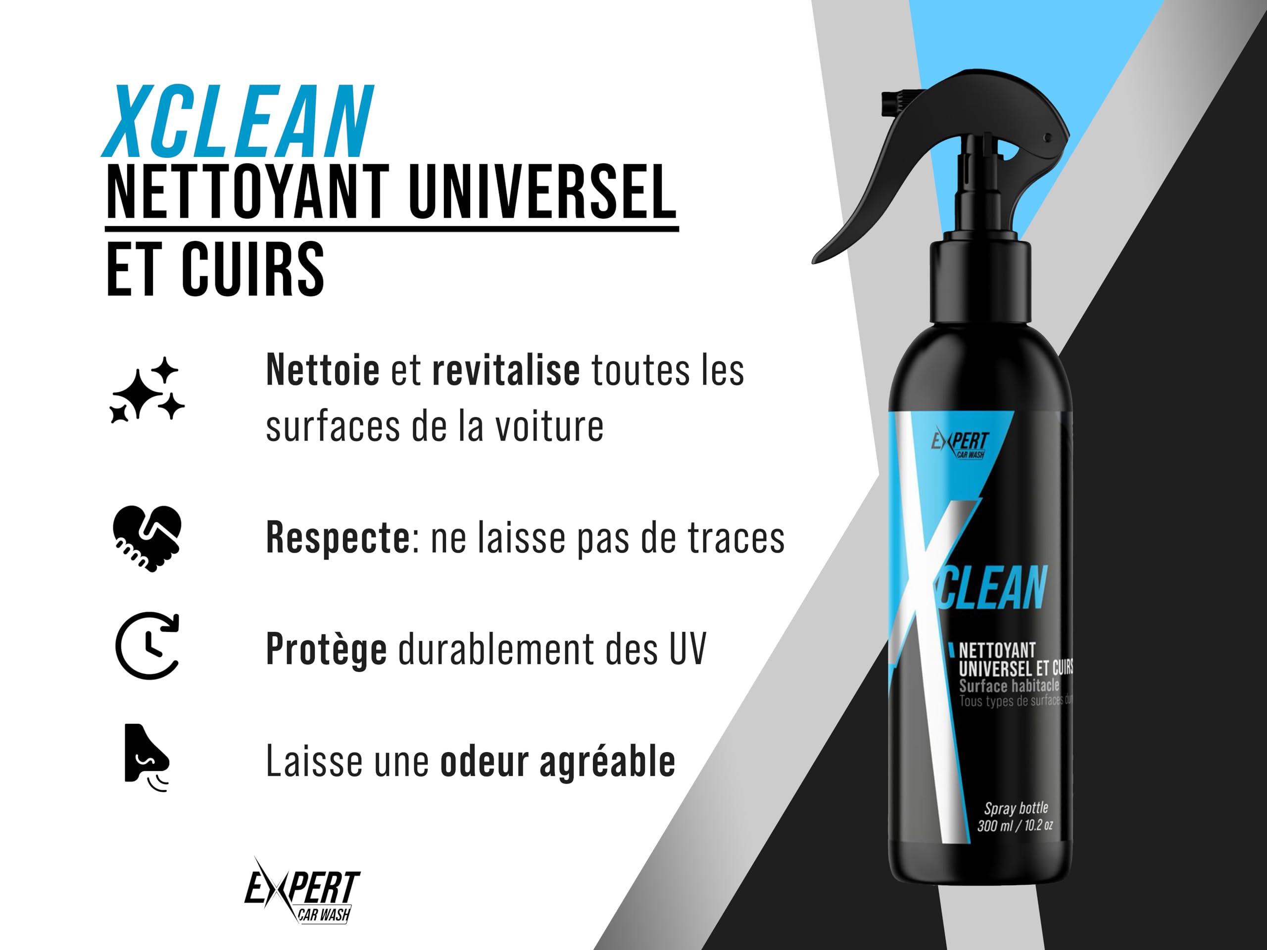 X Clean Nettoyant cuir 300 ml - carton de 12