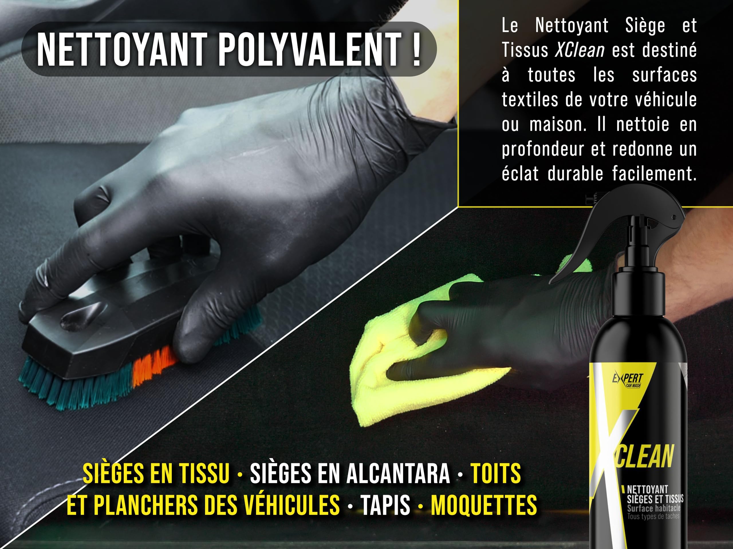 X Clean Nettoyant tissus et moquettes 300 ml - carton de 12