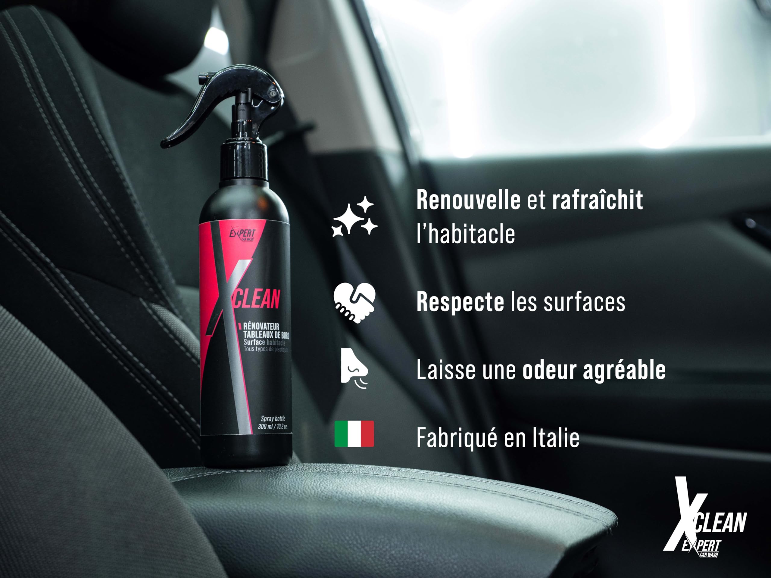 X Clean Rénovateur plastiques 300 ml - carton de 12