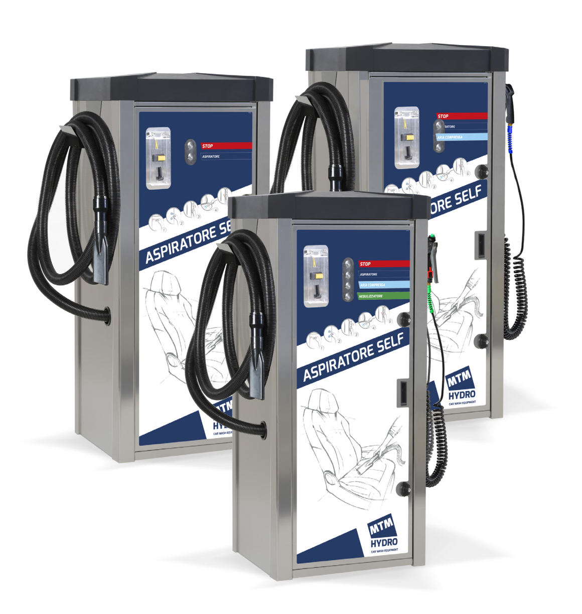Aspirateur Self-Service AF1 avec Souffleur MTM Hydro - variante