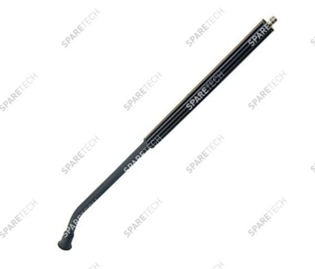 Lance inox bout incliné 700 mm MF1/4" avec gainage intégral