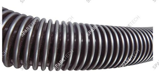 Tuyau aspiration flexible argent/noir au mètre D38mm, par 30 mètres pour station de lavage auto et équipement professionnel