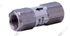 Clapet anti-retour HP inox FF1/4" (VITON), P.A.