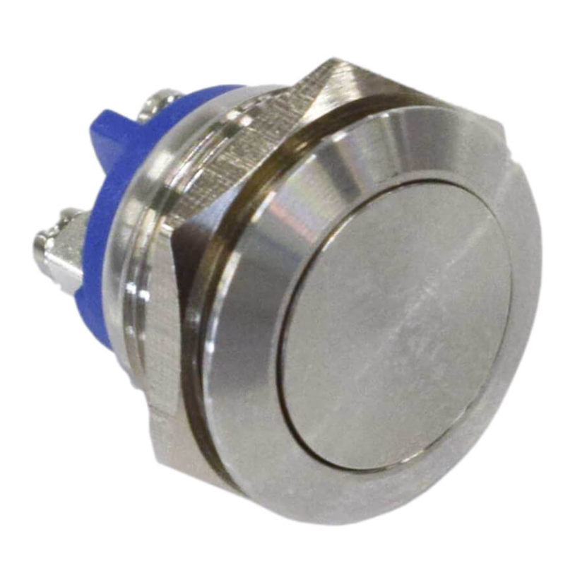 Bouton anti-vandalisme Ø 19 pour station de lavage auto, robuste équipement professionnel, pièces détachées pour lavage auto professionnel