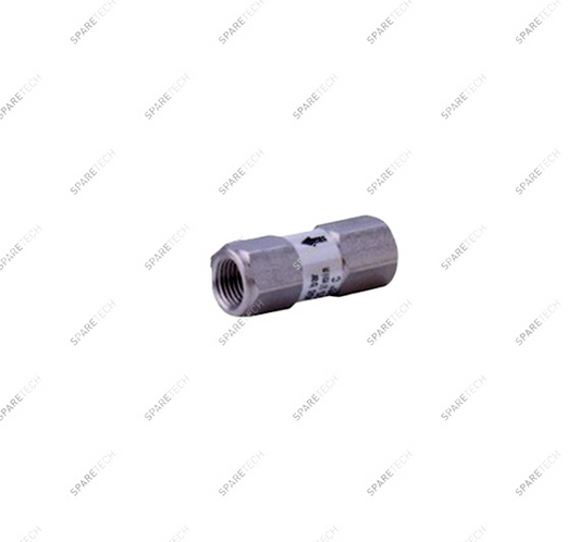 Clapet anti-retour HP inox FF1/4" (VITON), P.A.