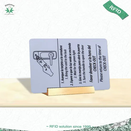 Carte RFID 125 kHz CR80 (PVC 85,6×54 mm)