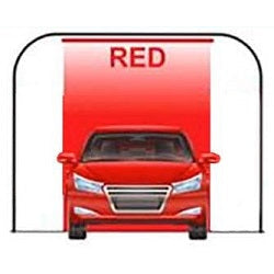 Tube LED Rouge 72' 30W 120V pour Tunnel Auto