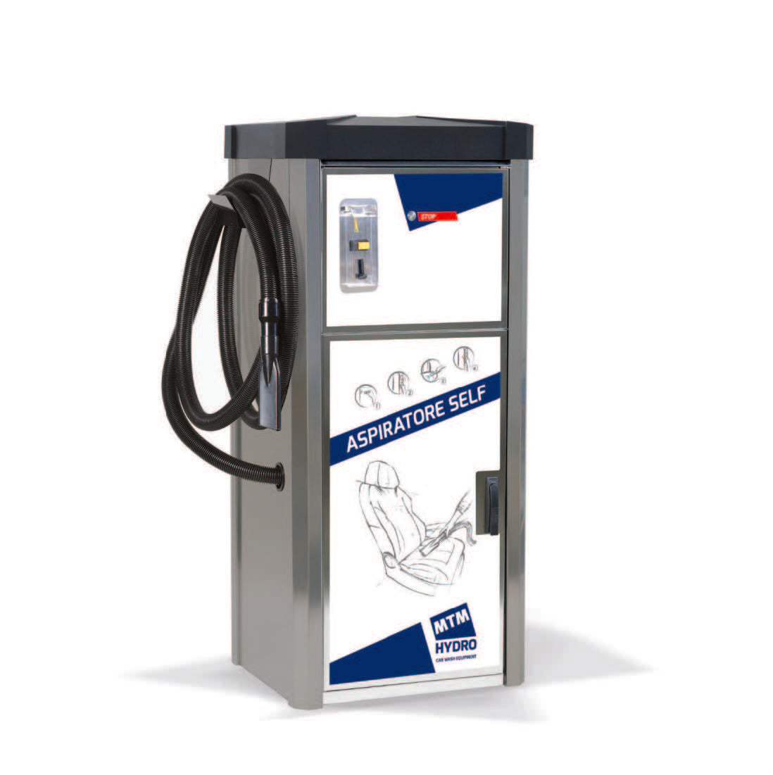 Bac de récupération AS1 25L pour stations de lavage auto - Vue 3D