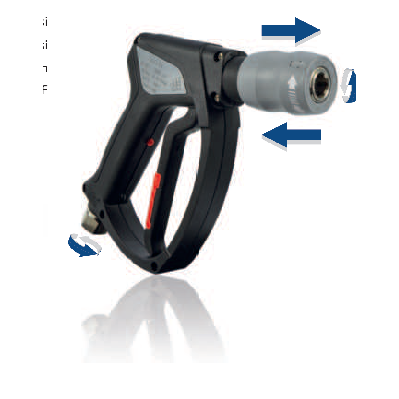 Pistolet HP SGS 35 avec raccord à bille
